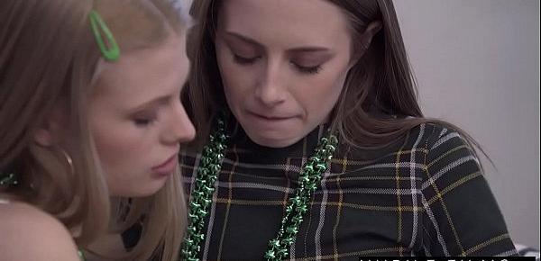  Lovely Lesbians Kyler Quinn And Sophie Sparks St Pattys Day Pussy Play
